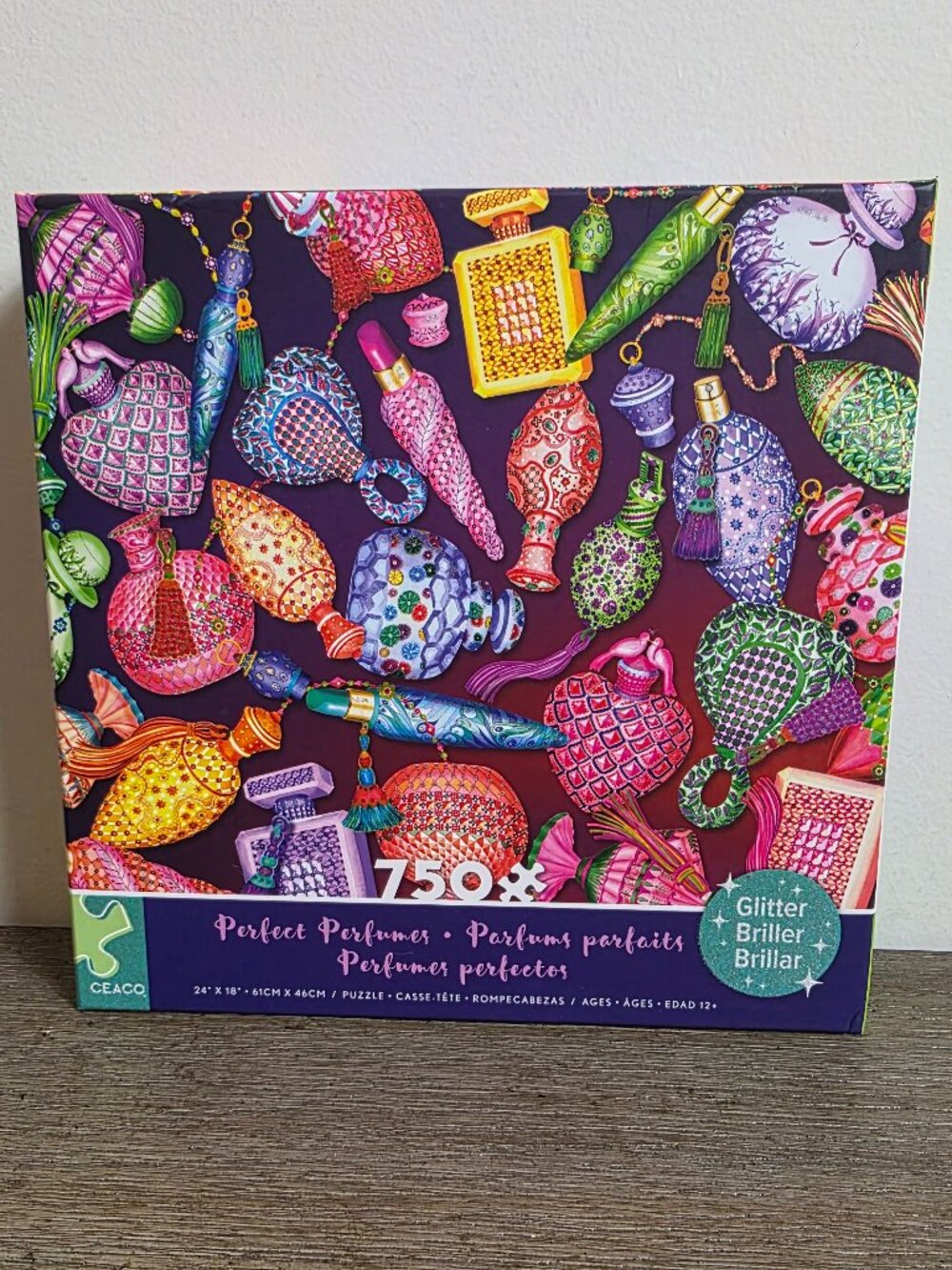 NEW - Perfect Perfumes - 750 Piece Glitter Jigsaw Puzzle by Ceaco